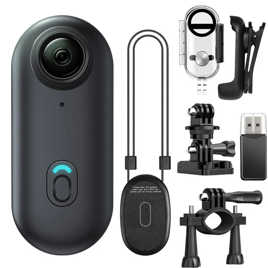 1080P 2.0MP Mini Body Camera, Wearable 128GB Camera with 360°Rotatable Clip & Magnetic Clip, 120 Minutes for Recording